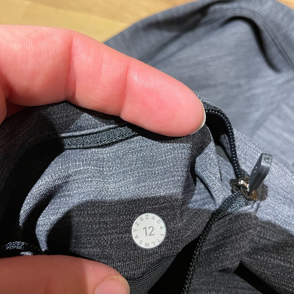 Lululemon Speed Up Tight *Full-On Luxtreme Brushed 28" Sz 12 Heathered Deep Coal - Picture 11 of 15
